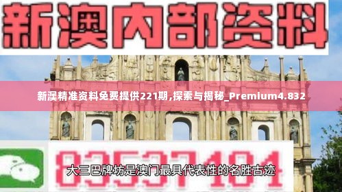 新澳精准资料免费提供221期,探索与揭秘_Premium4.832