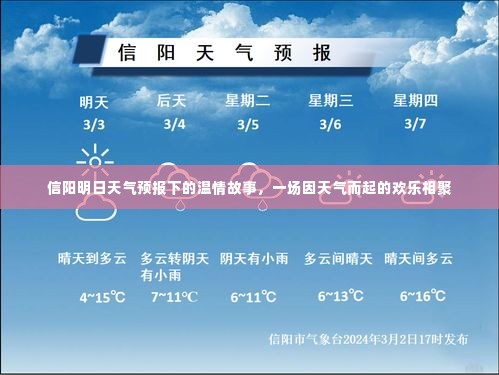 信阳明日天气预报背后的温情故事，天气牵动欢乐相聚