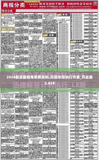 2024新澳最精准免费资料,问题总结执行方案_开发版3.628