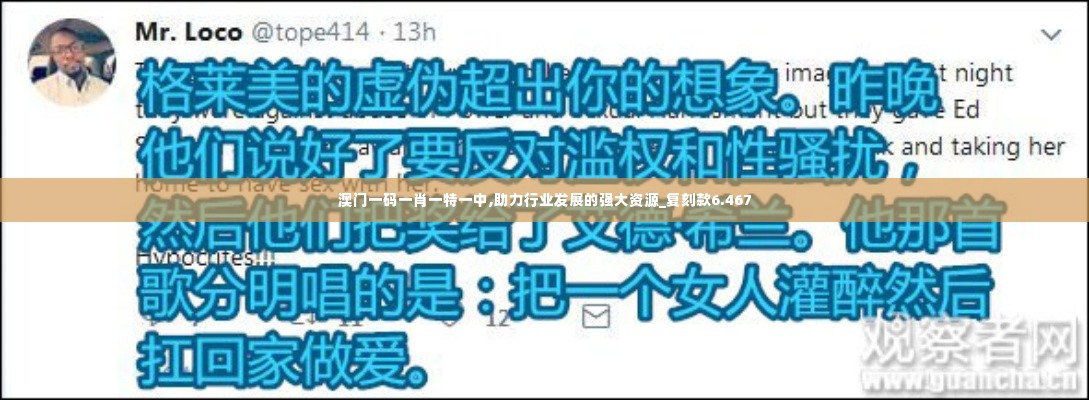 澳门一码一肖一特一中,助力行业发展的强大资源_复刻款6.467