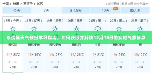 永清县天气预报解读指南，获取并解读12月18日实时气象信息攻略