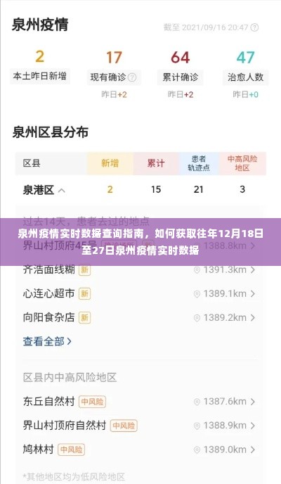 泉州疫情实时数据查询指南，获取往年12月疫情数据的方法（附详细查询步骤）