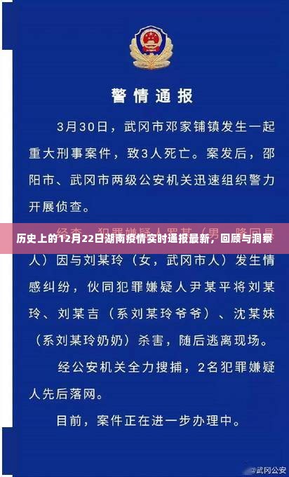 湖南疫情回顾与最新实时通报，历史上的12月22日洞察报告