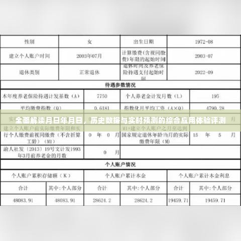 月日年月日综合应用体验评测，历史数据与实时预测的全方位解读