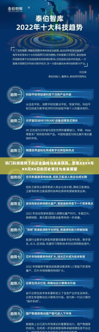 热门科技趋势下的历史脉络与未来展望——聚焦XXXX年XX月XX日的变迁与展望