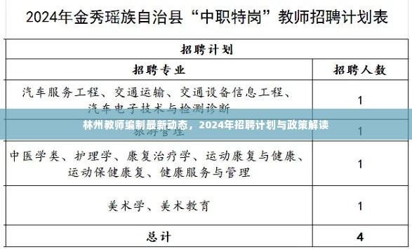 林州教师编制最新动态，2024年招聘计划与政策解读