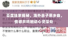 百度独家揭秘，海外赤子思乡曲，情感共鸣触动心灵深处