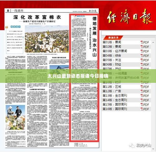 太兴山最新动态报道今日揭晓