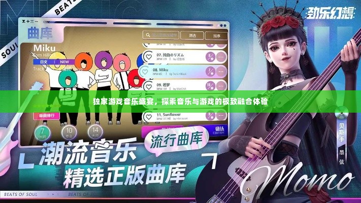 独家游戏音乐盛宴，探索音乐与游戏的极致融合体验