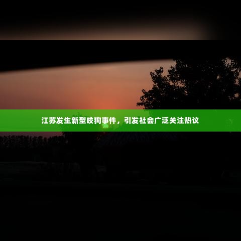 江苏发生新型咬狗事件，引发社会广泛关注热议