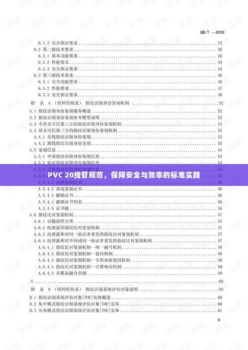 PVC 20线管规范，保障安全与效率的标准实践