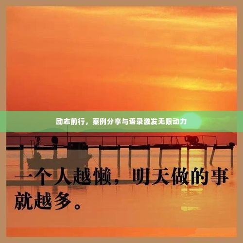 励志前行，案例分享与语录激发无限动力