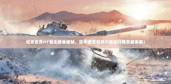 坦克世界HT霸主榜单揭秘，顶级重型坦克力量排行榜震撼来袭！